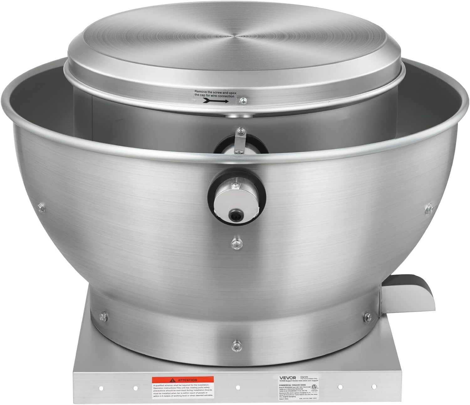 Commercial Kitchen Exhaust Hood - Commercial Kitchen Exhaust Fan, 1616 CFM
