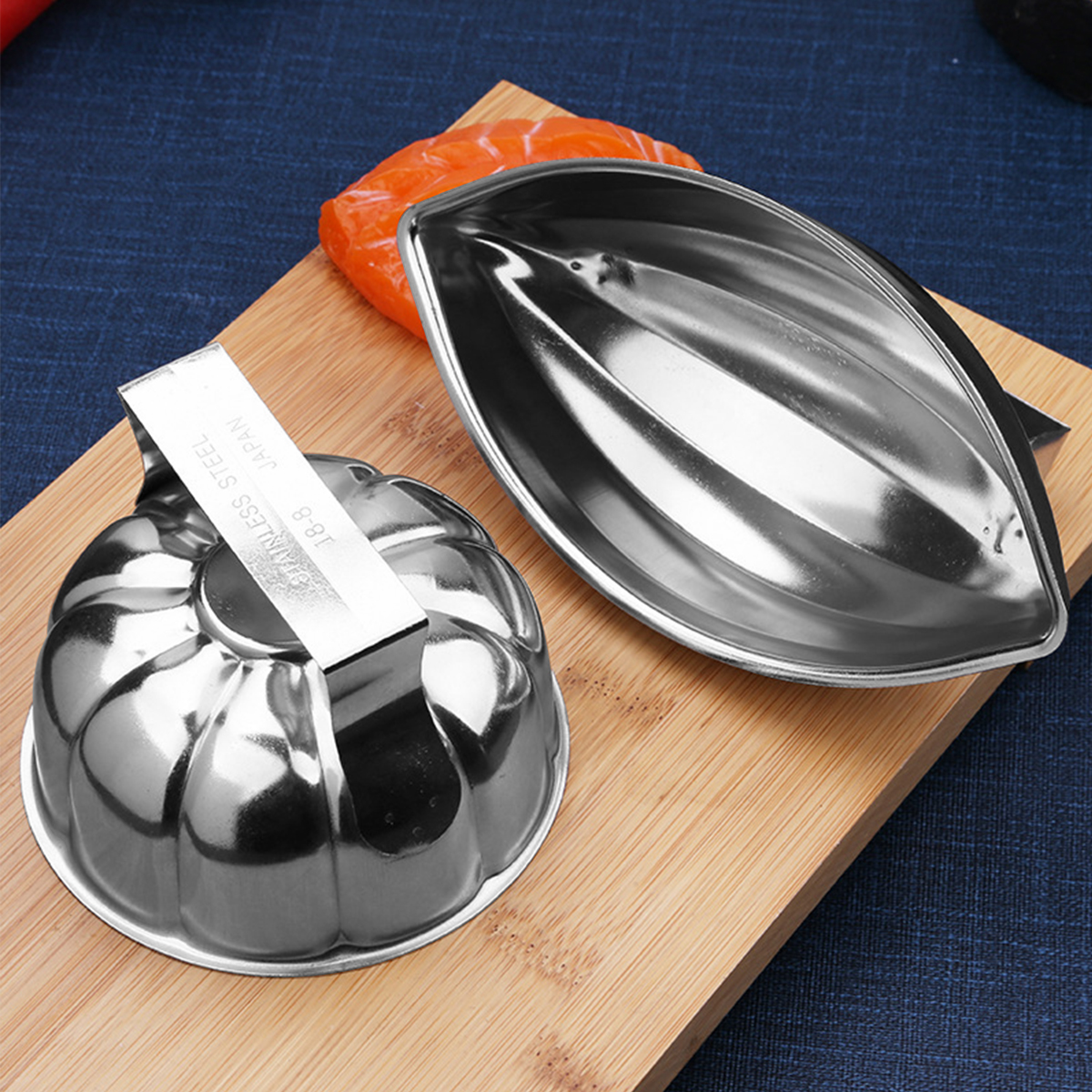 Commercial Kitchen Equipment List - Pumpkin Style Onigiri Mold Stainless Steel