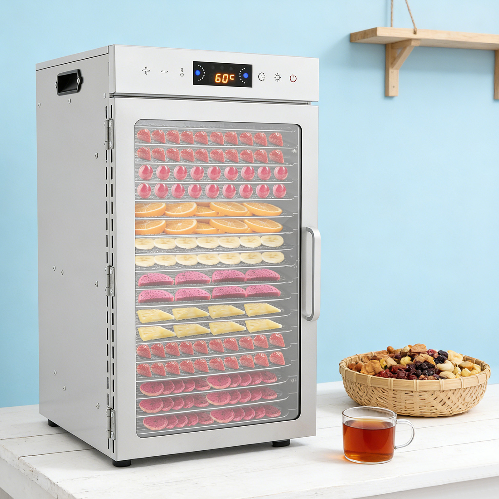 Commercial Food Dehydrator - 18 Trays Food Dehydrator 304 201