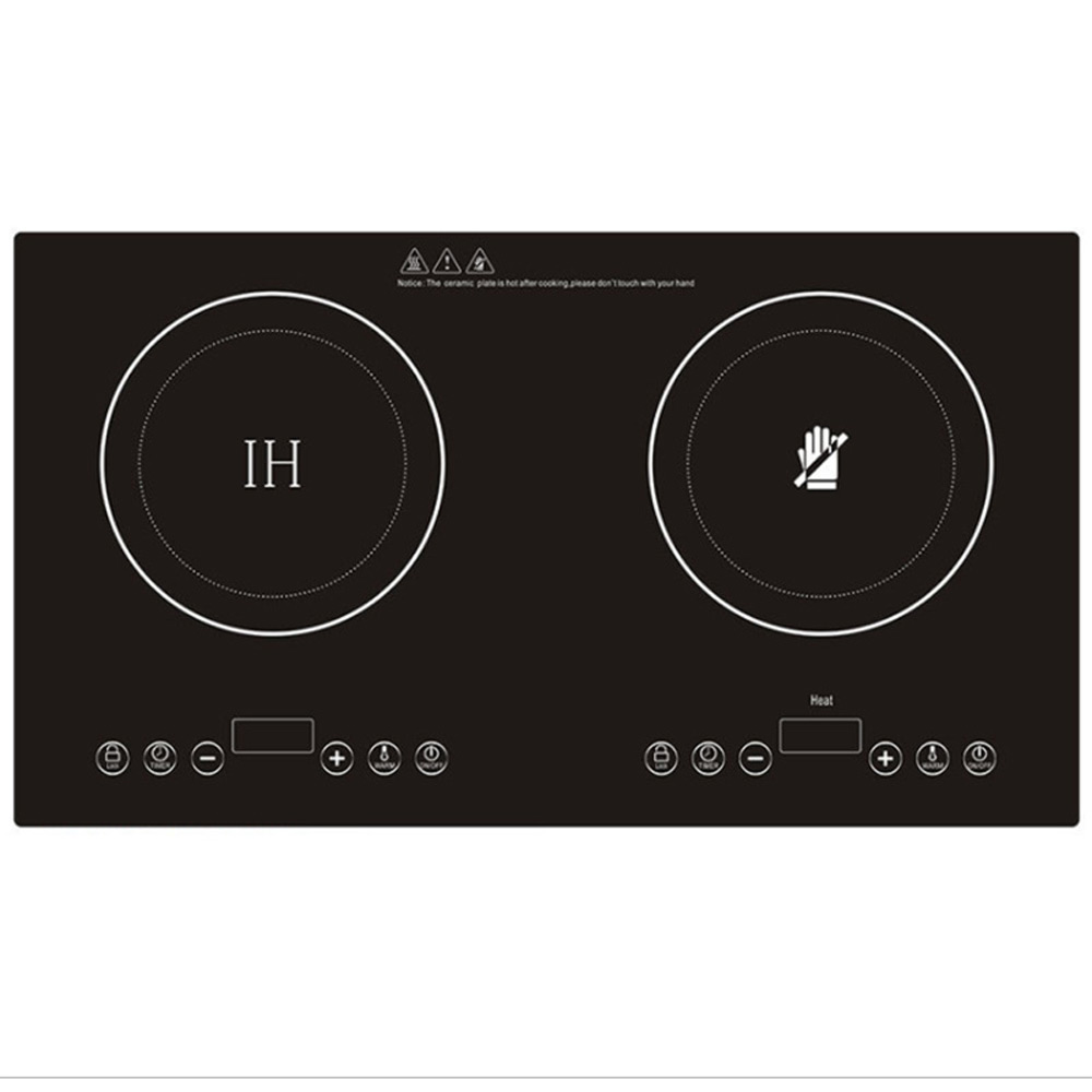 Commercial Kitchen Induction - Embedded Double Induction Cooker Cooktop Stove