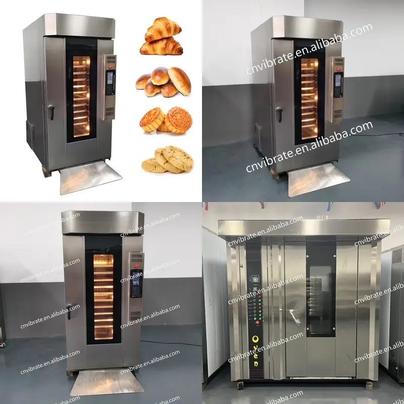Rotary Bakery Oven - 2026 VBJX Commercial Electric Pizza Biscuit