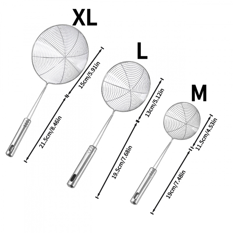 Stainless Steel Long Handle Fo - Commercial Kitchen Oil Filter recension och pris