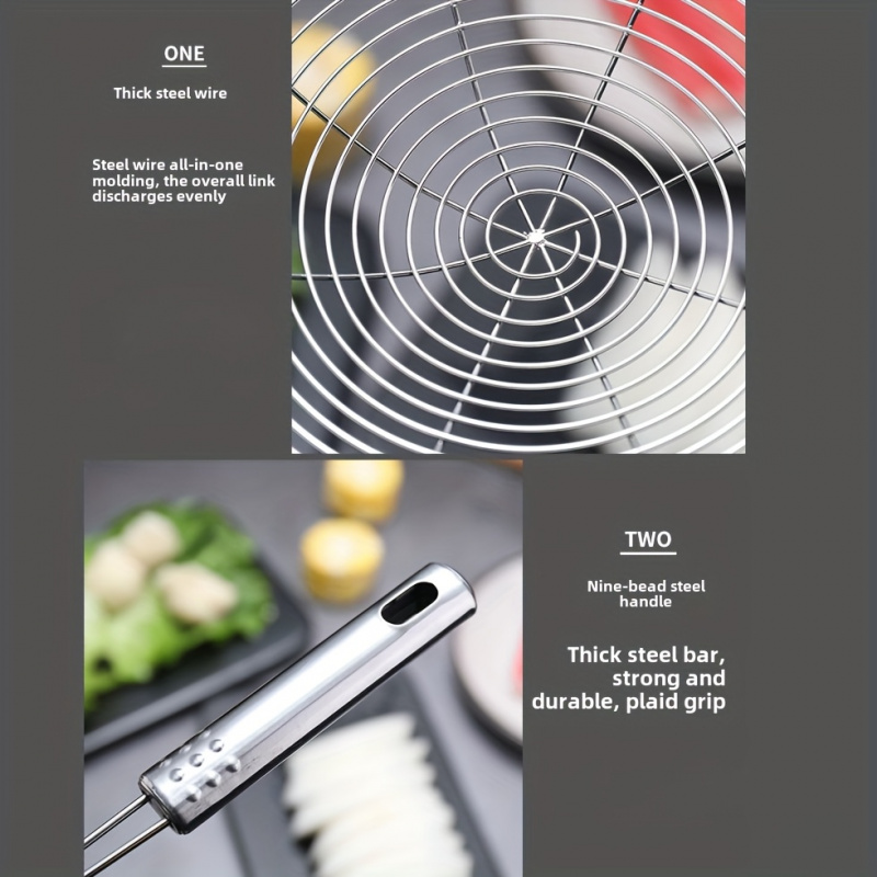 Stainless Steel Long Handle Fo - Commercial Kitchen Oil Filter recension och pris