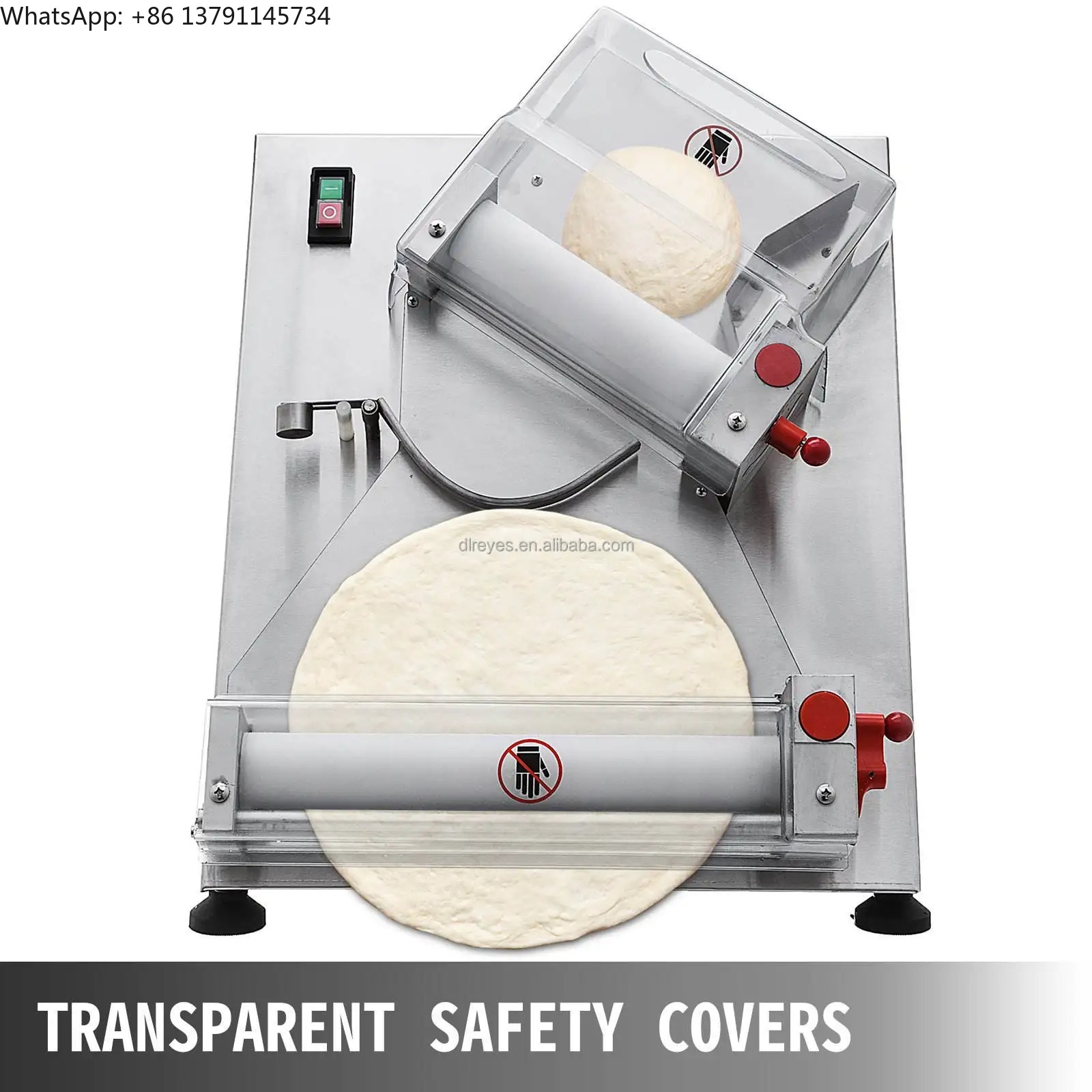 Manual Small Dough Roller Shee - Rotary Bakery Oven recension och pris