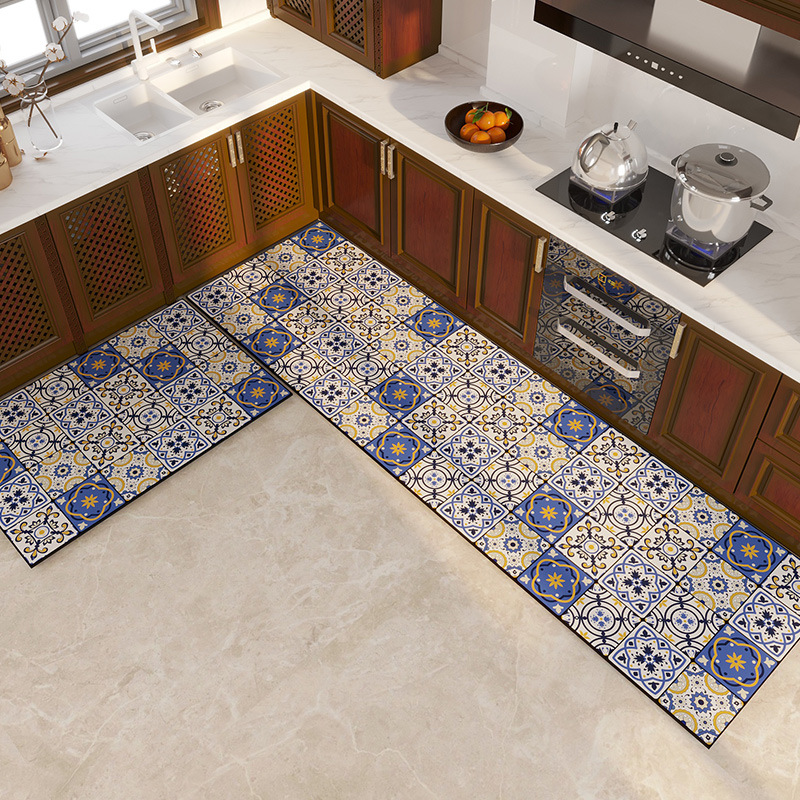 VIKAMA 1/2pc Retro Bohemian Et - Kitchen Flooring Commercial recension och pris
