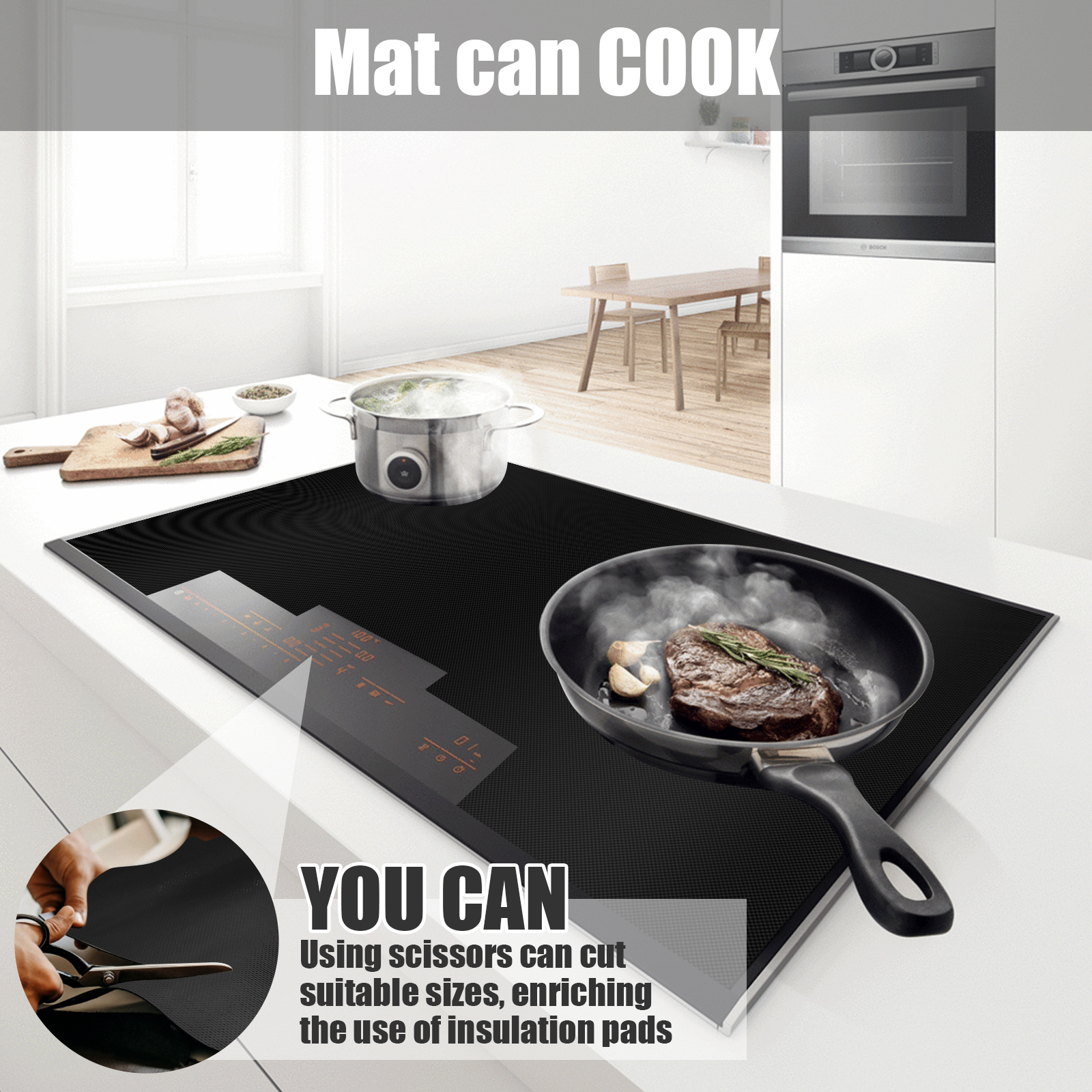 Induction Cooker Cover Silicon - Commercial Kitchen Induction recension och pris