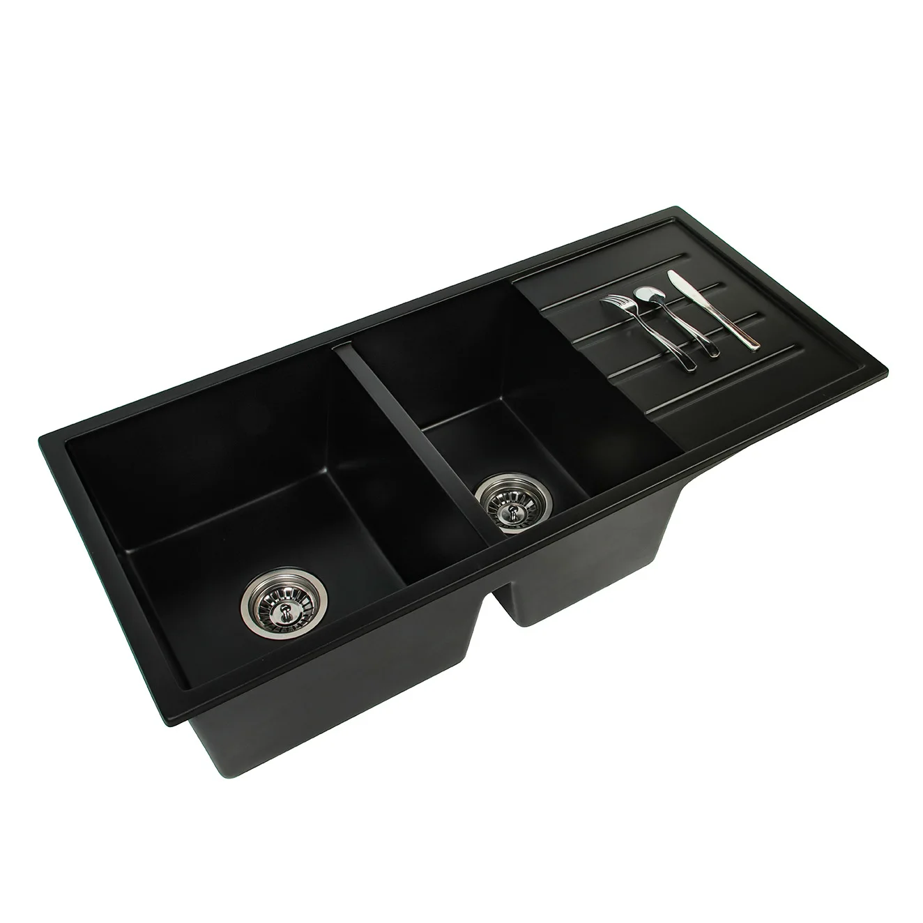 y On Sale commercial black und - Commercial Kitchen Double Sink recension och pris