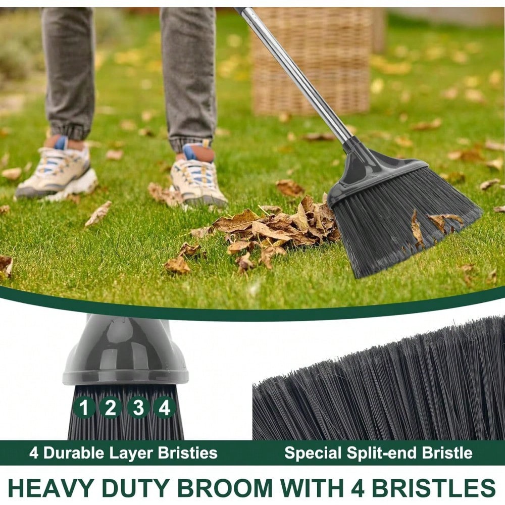 Long Handle Commercial Broom F - Commercial Kitchen Broom recension och pris