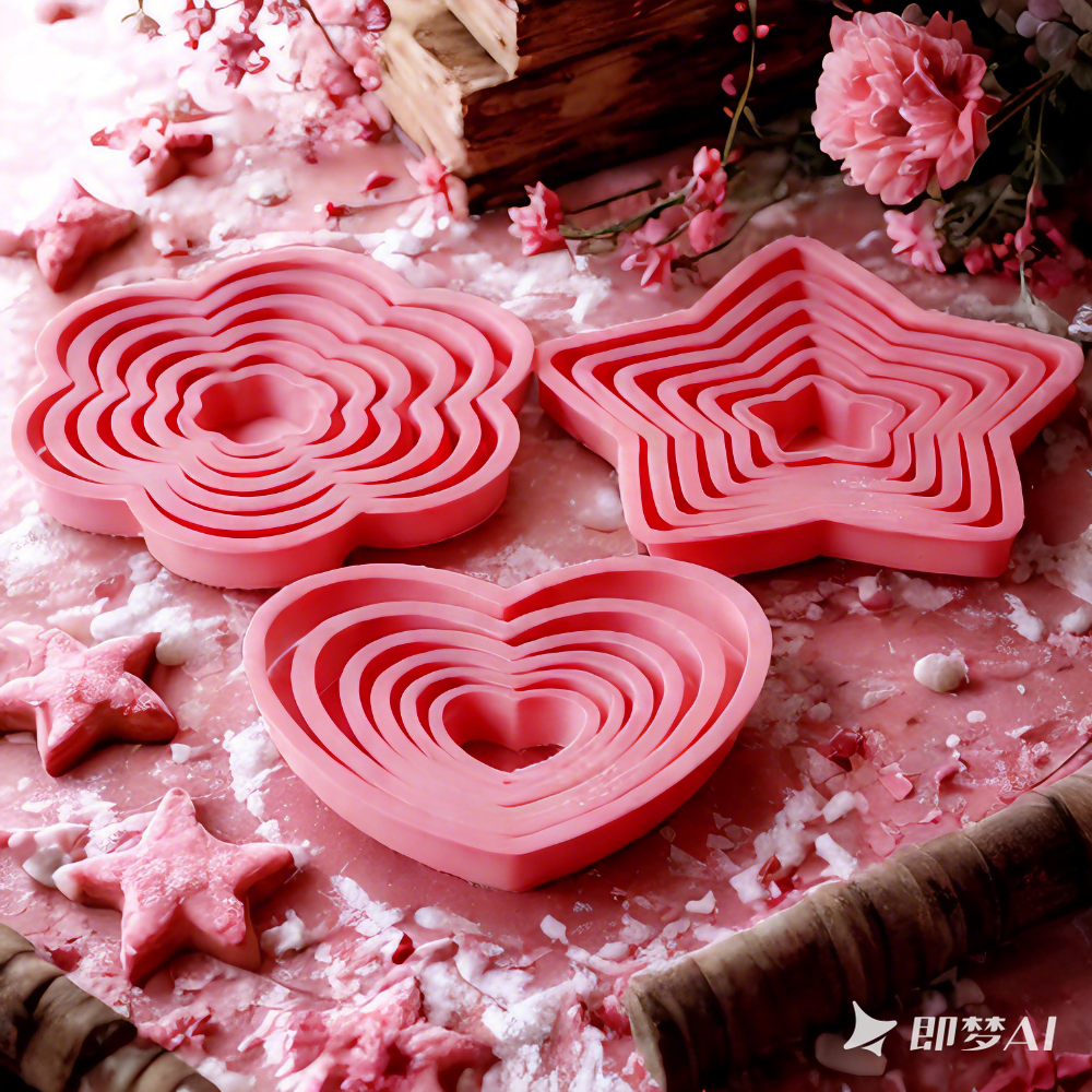 1set/3sets Pink Heart Star Flo - Commercial Kitchen Equipment List recension och pris