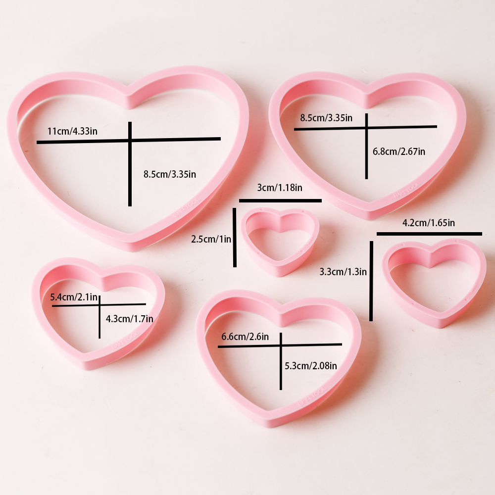 1set/3sets Pink Heart Star Flo - Commercial Kitchen Equipment List recension och pris