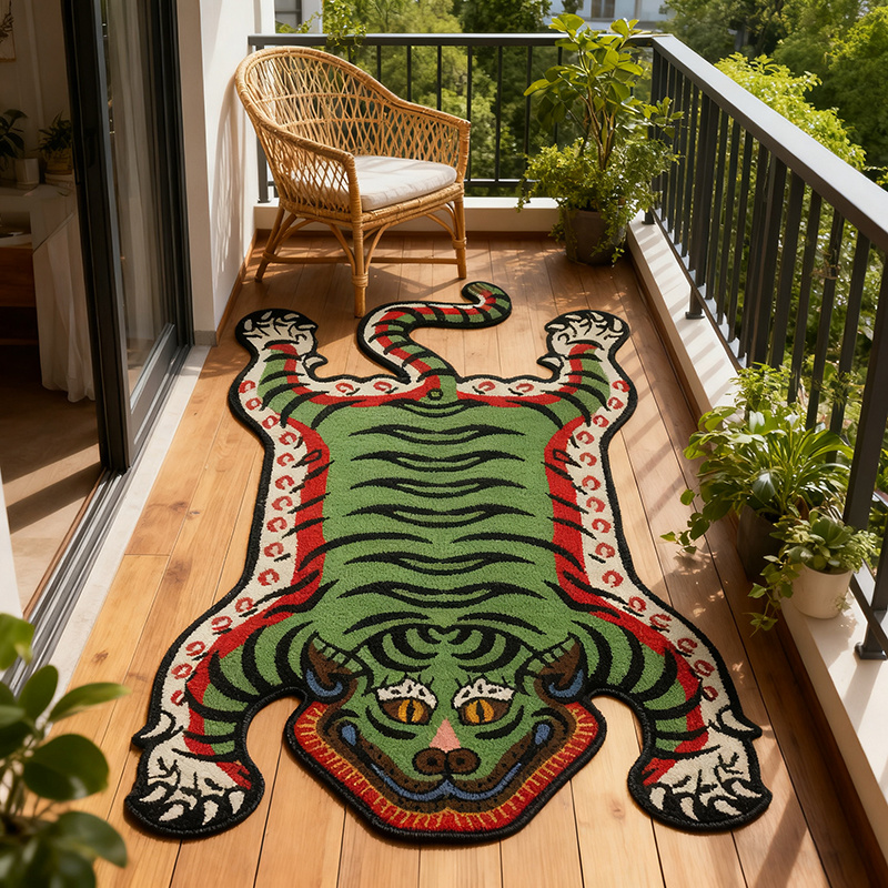 VIKAMA Tiger Pattern Rug Non-s - Commercial Dishwasher Table recension och pris