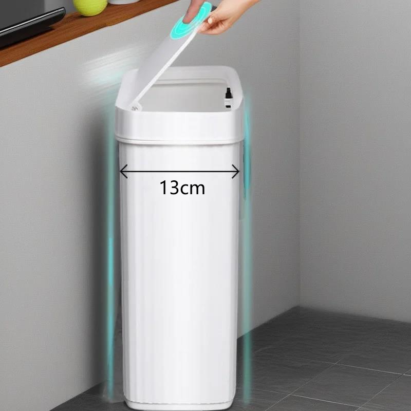 Slim Bathroom Trash Can 13cm N - Commercial Kitchen Trash Can recension och pris