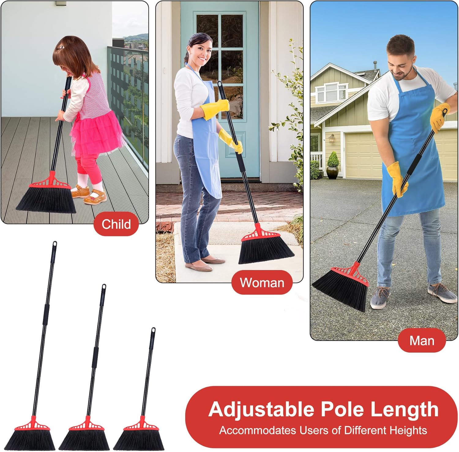 Tiumso Heavy Duty Angle Broom  - Commercial Kitchen Broom recension och pris