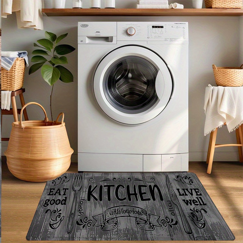 Retro Kitchen Quote Rug Eat Go - Commercial Kitchen Quotes recension och pris
