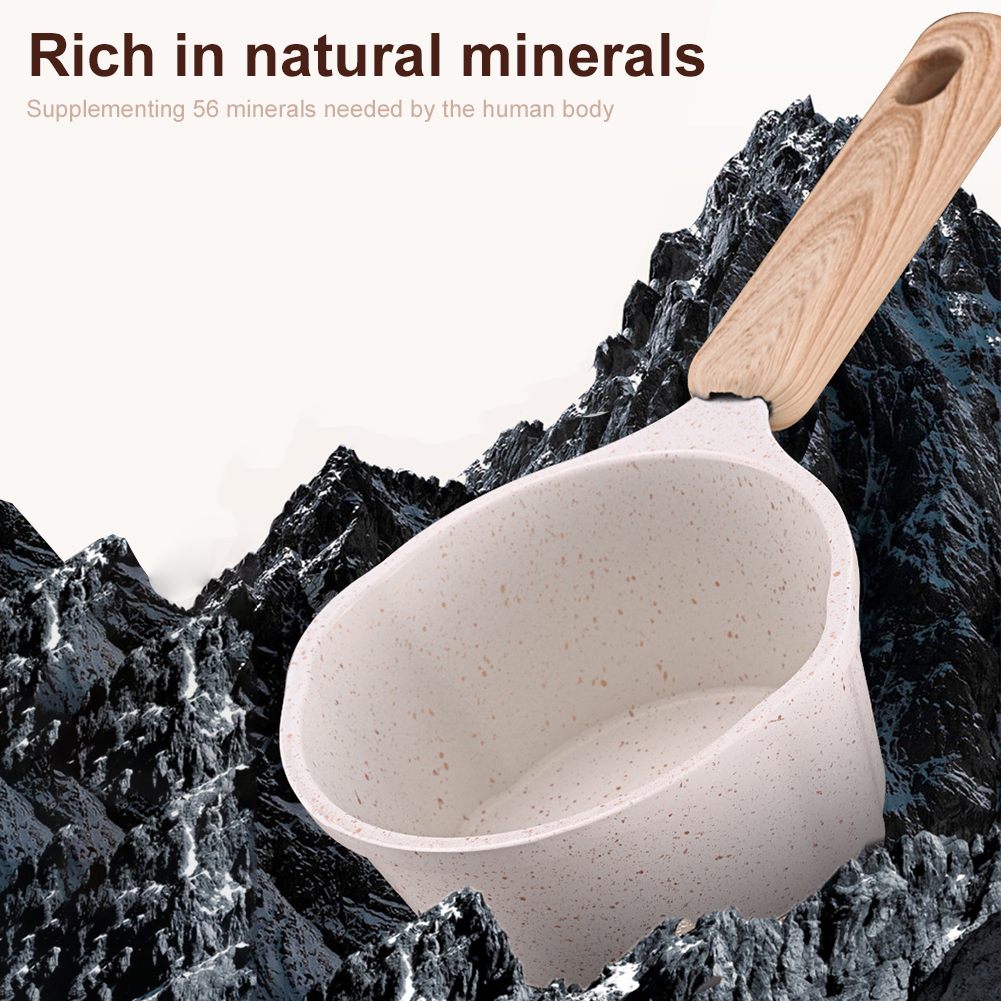 Mini Boiling Pan Wooden Handle - Commercial Kitchen Stove recension och pris