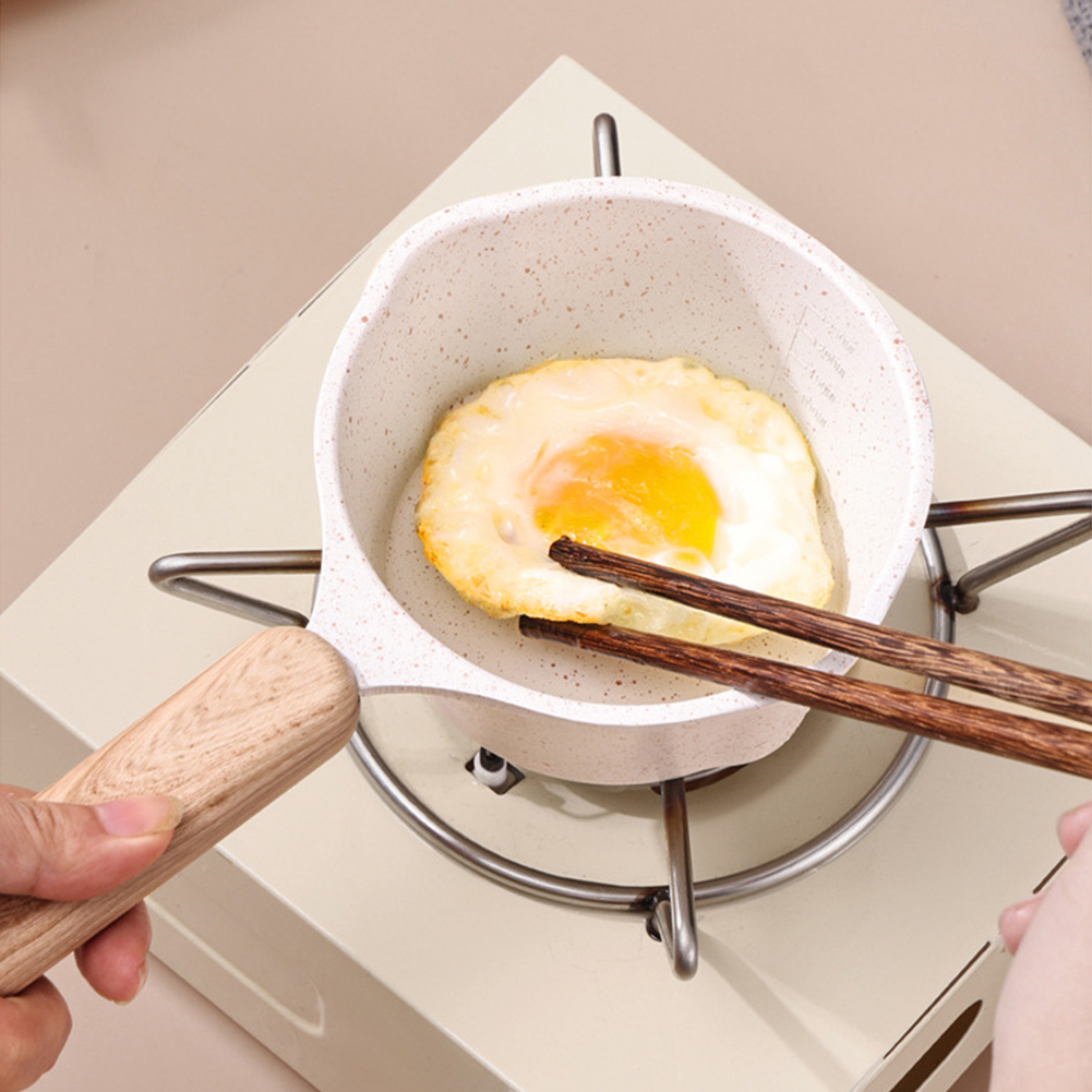 Mini Boiling Pan Wooden Handle - Commercial Kitchen Stove recension och pris