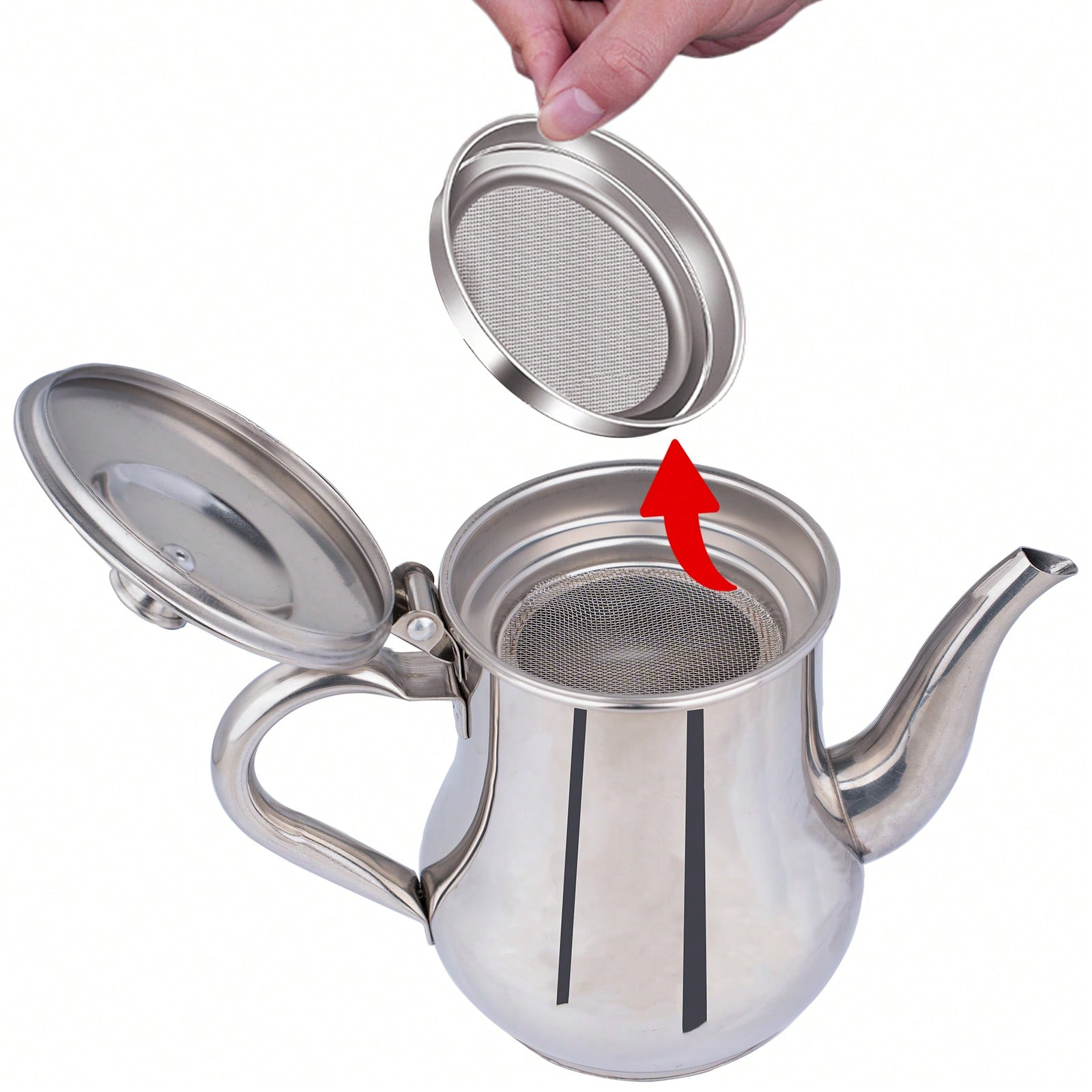 1PC Stainless Steel Oil Pot Ho - Commercial Kitchen Oil Filter recension och pris