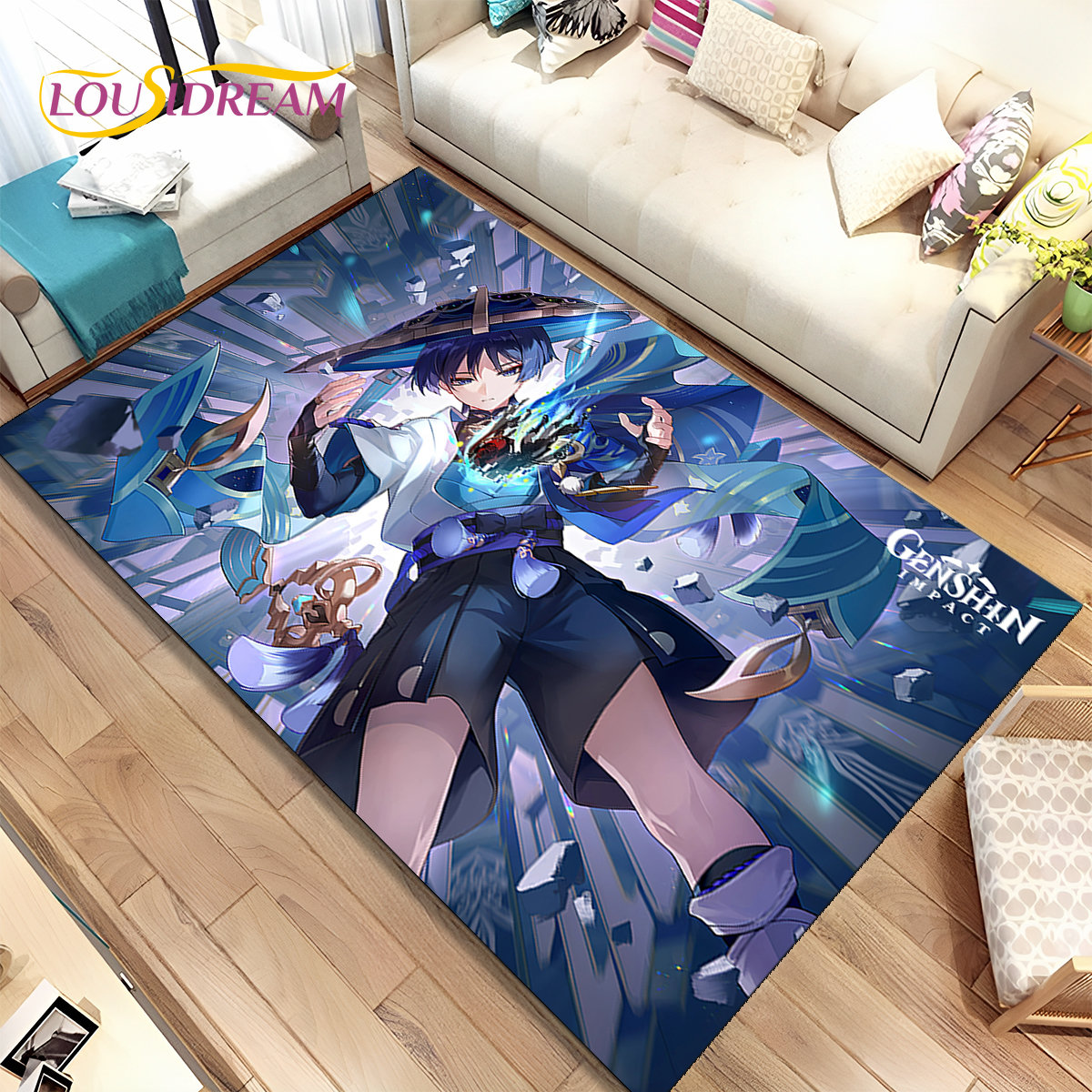 Genshin Impact Cartoon Game Ar - Kitchen Flooring Commercial recension och pris