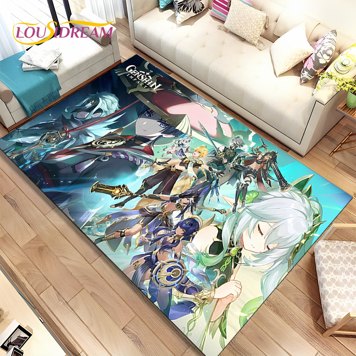Genshin Impact Cartoon Game Ar - Kitchen Flooring Commercial recension och pris