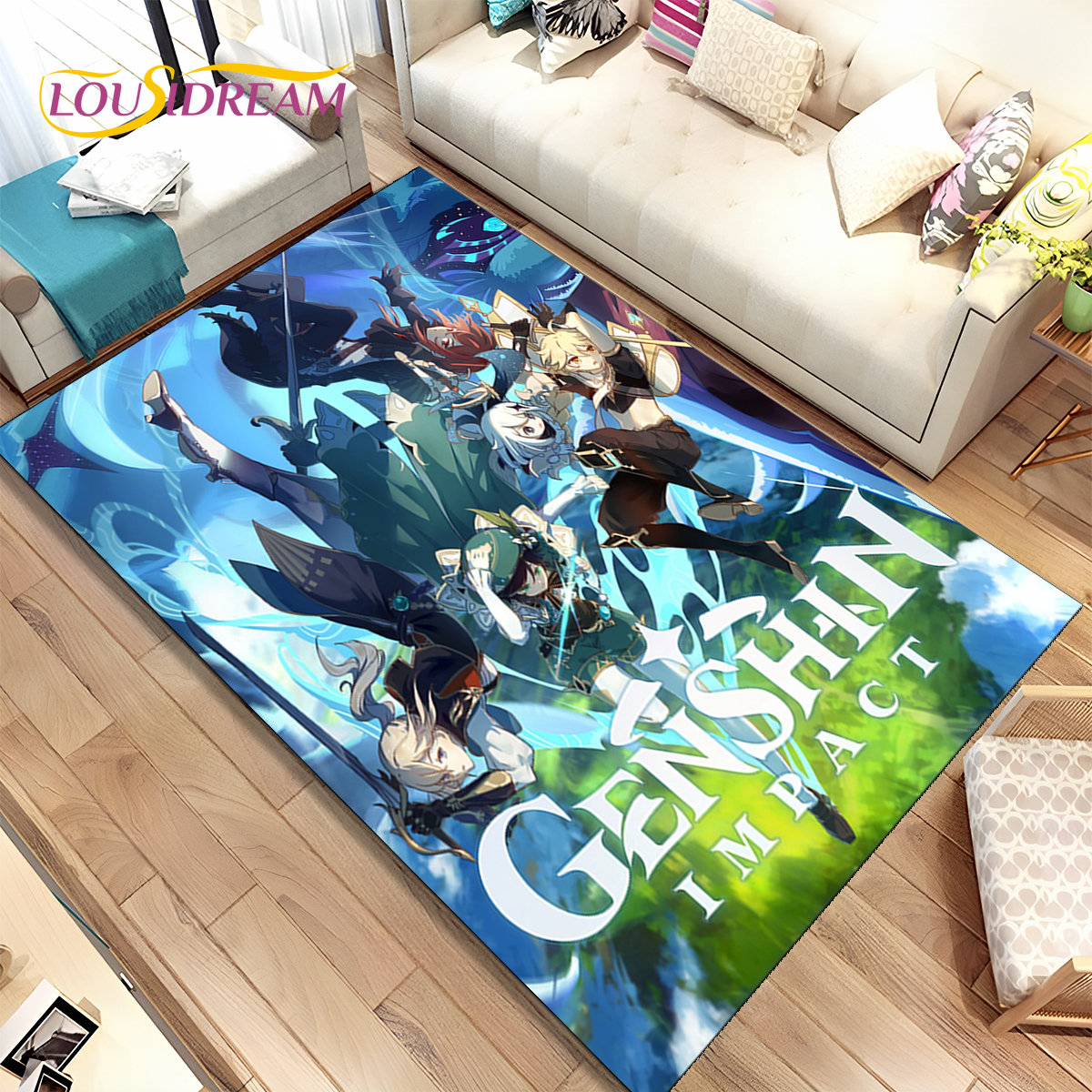 Genshin Impact Cartoon Game Ar - Kitchen Flooring Commercial recension och pris