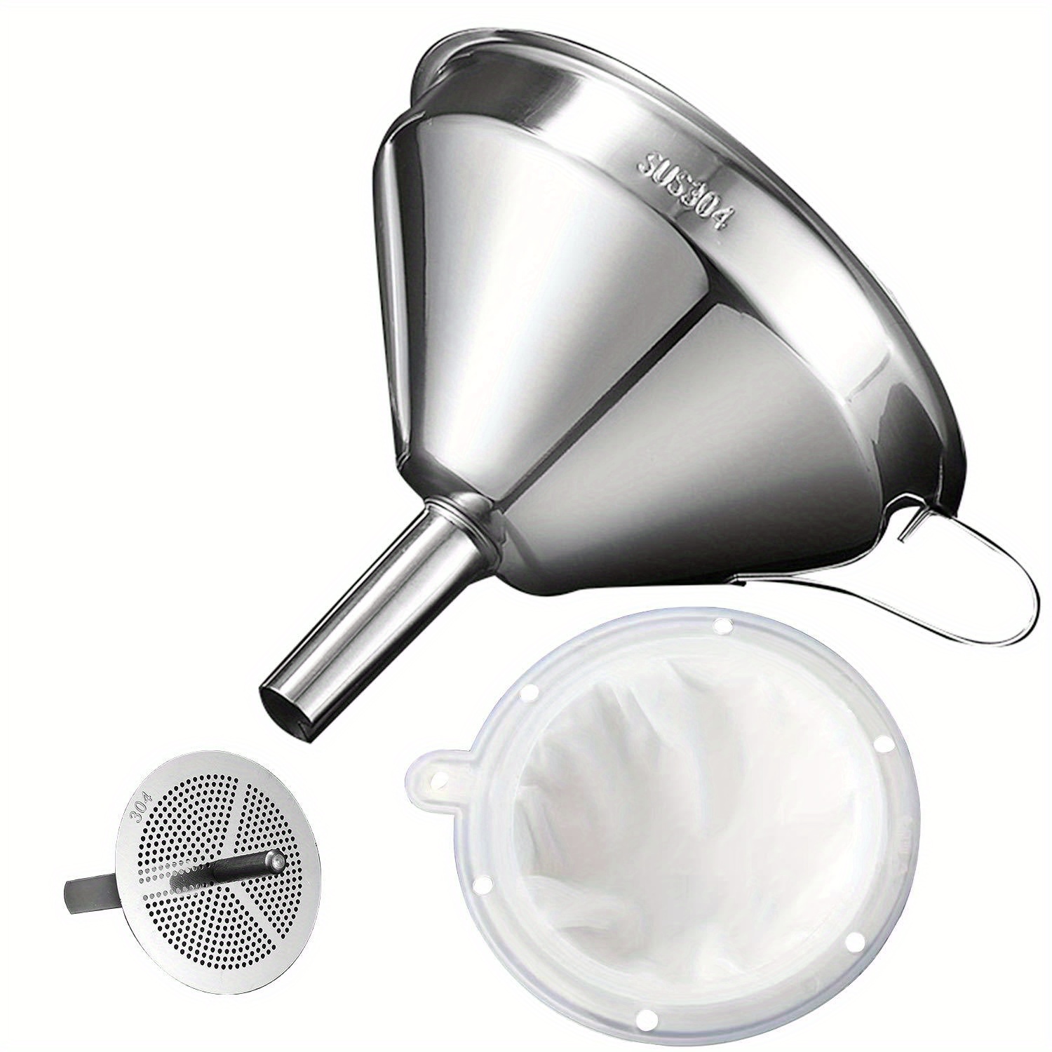3 pcs/pack Funnel for filling  - Commercial Kitchen Oil Filter recension och pris