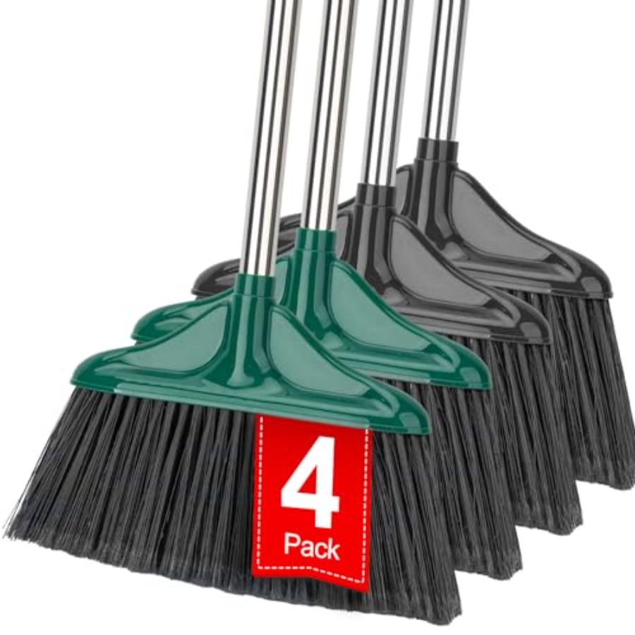 4 PCS Heavy Duty Broom Outdoor - Commercial Kitchen Broom recension och pris