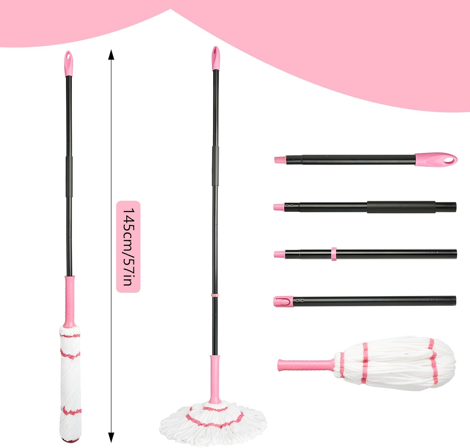 Self-Wringing Twist Mop for Fl - Kitchen Flooring Commercial recension och pris