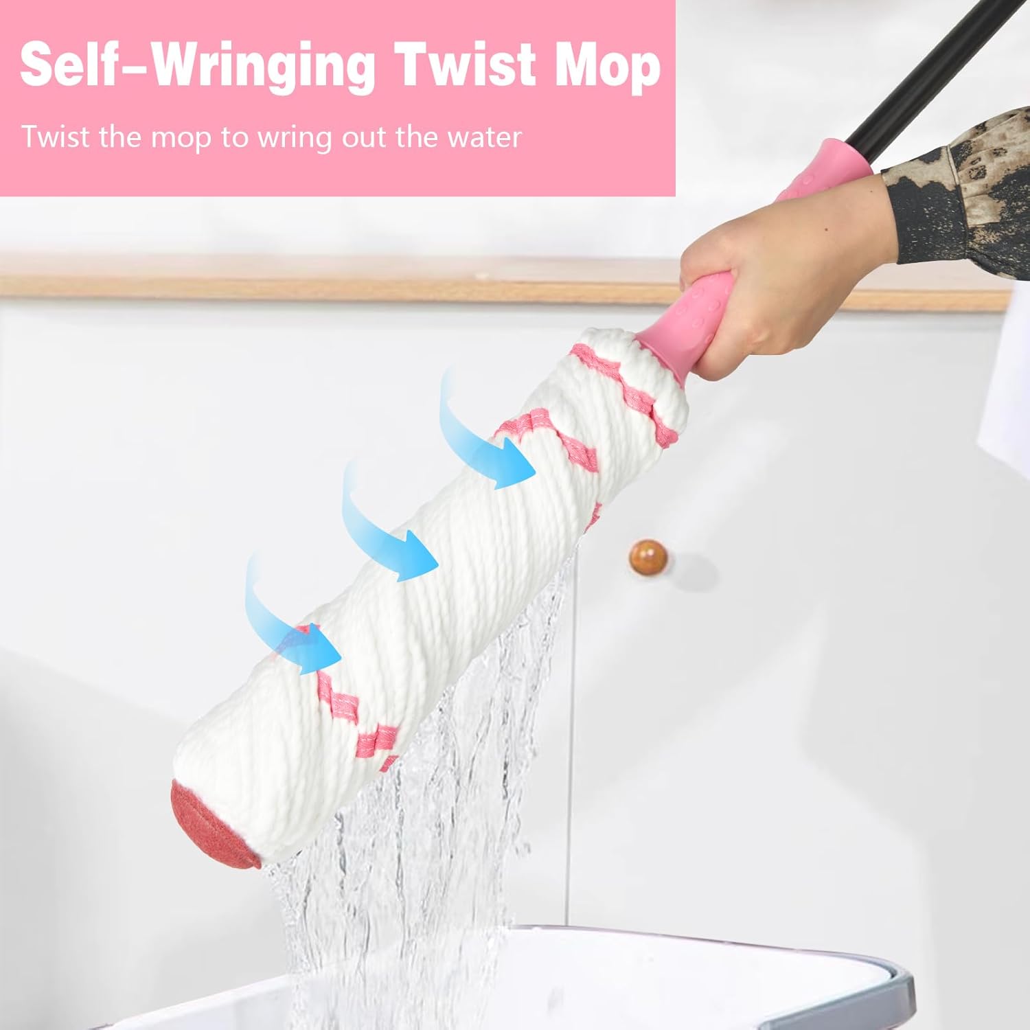 Self-Wringing Twist Mop for Fl - Kitchen Flooring Commercial recension och pris