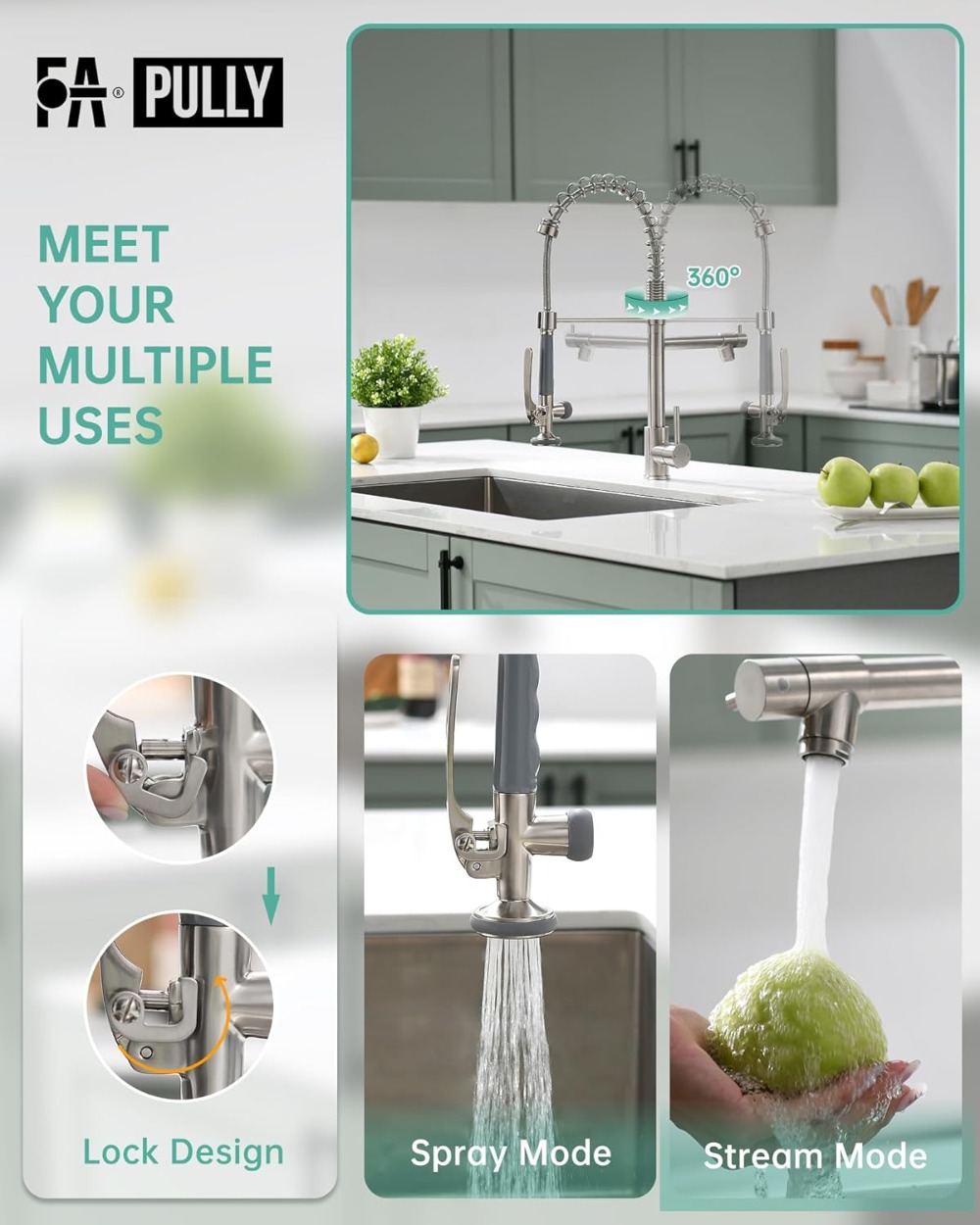 Commercial Pull Down Kitchen S - Commercial Kitchen Sprayer recension och pris