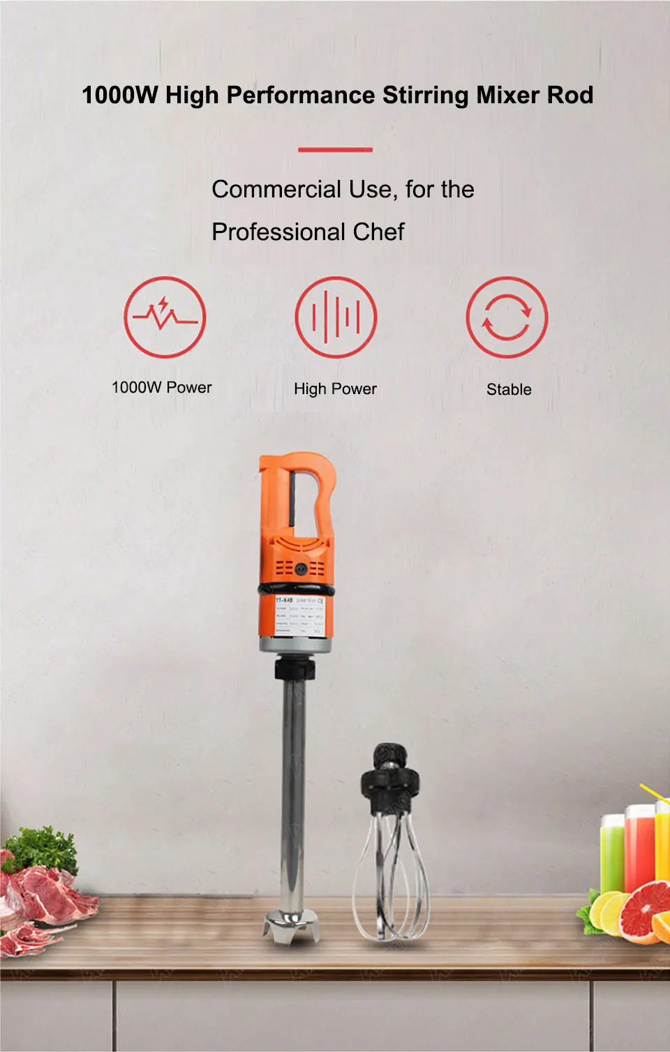 K4B-530 Electric Hand Blender  - Bar Blender Mixing recension och pris