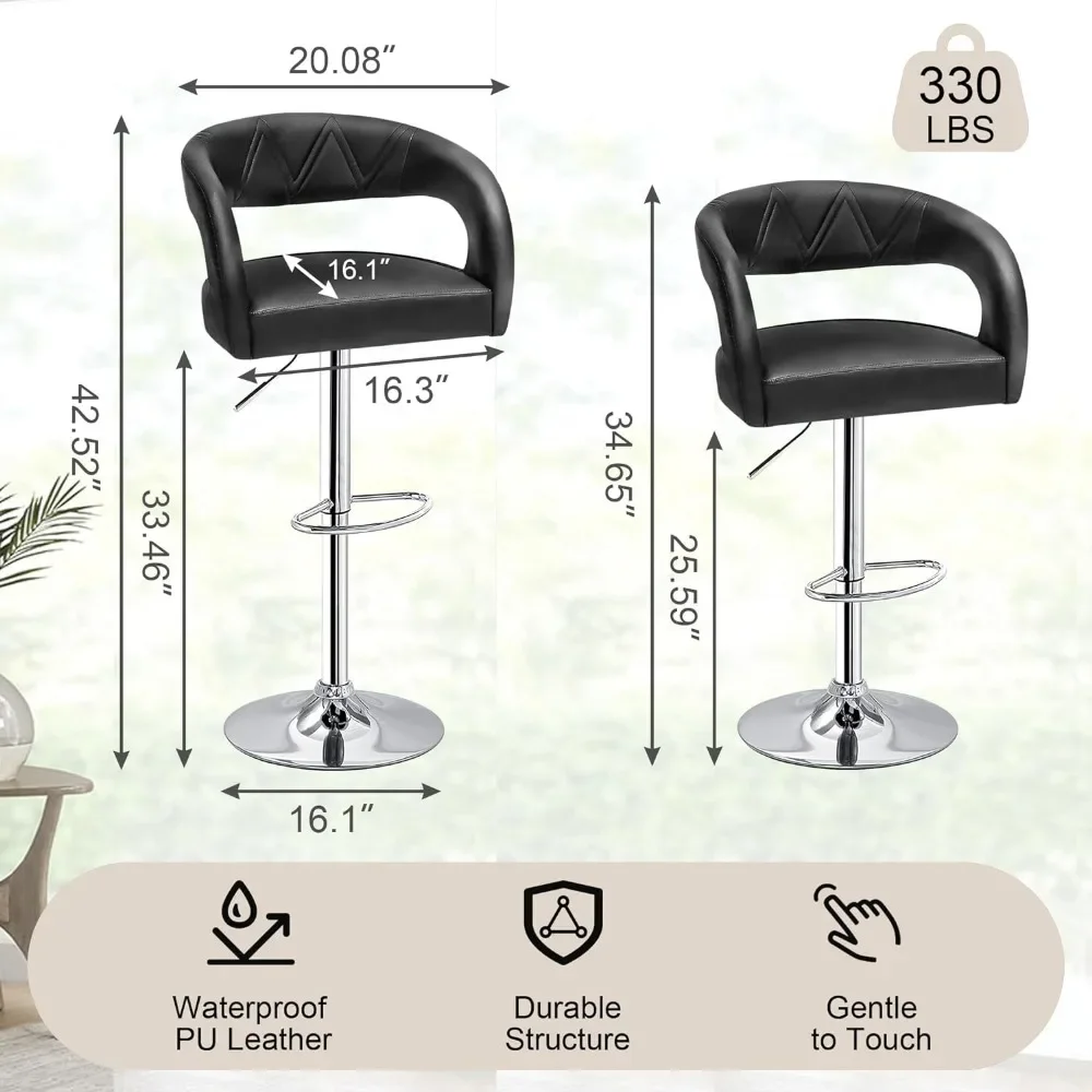 For Bar Stools Set of 4 Adjust - Commercial Kitchen Quotes recension och pris