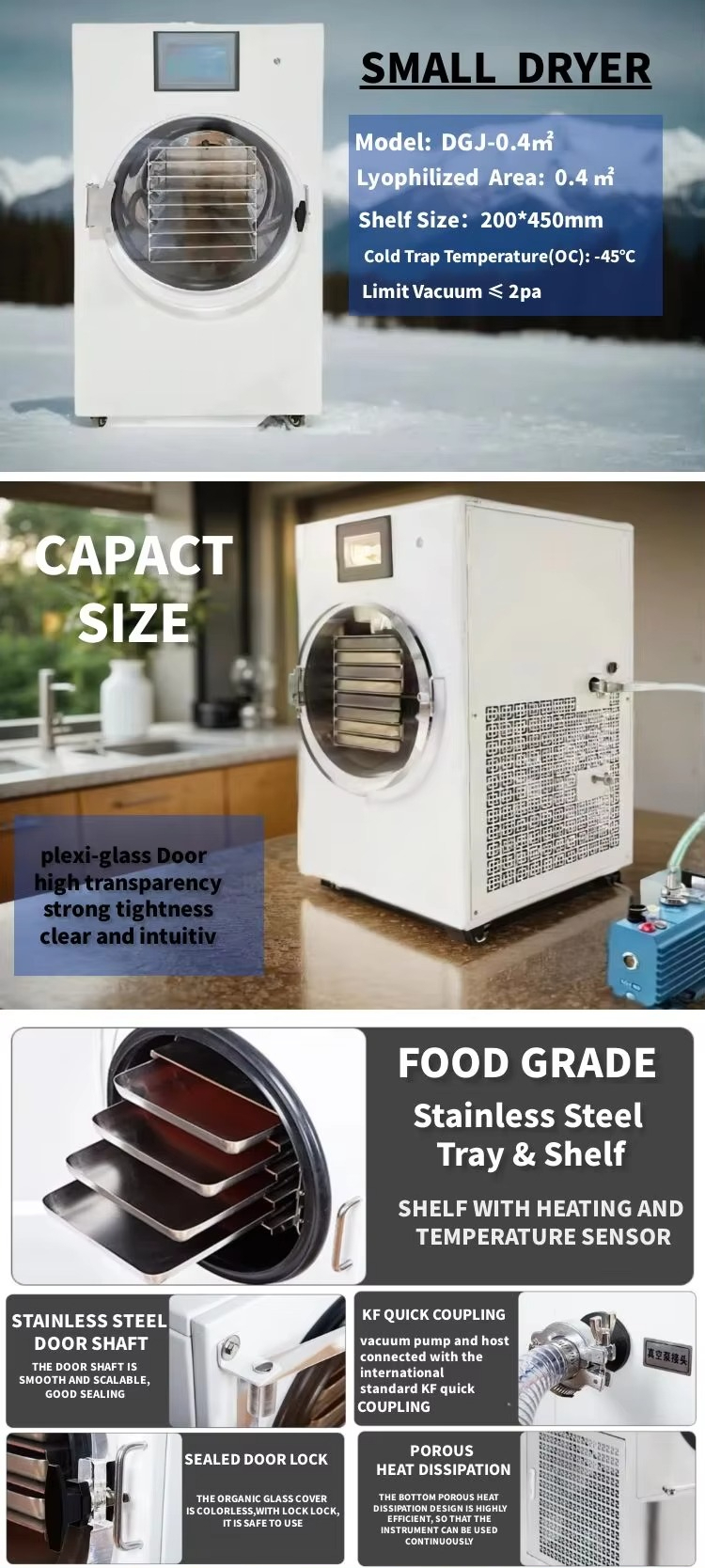 Commercial Industrial Mini Fre - Commercial Food Dehydrator recension och pris