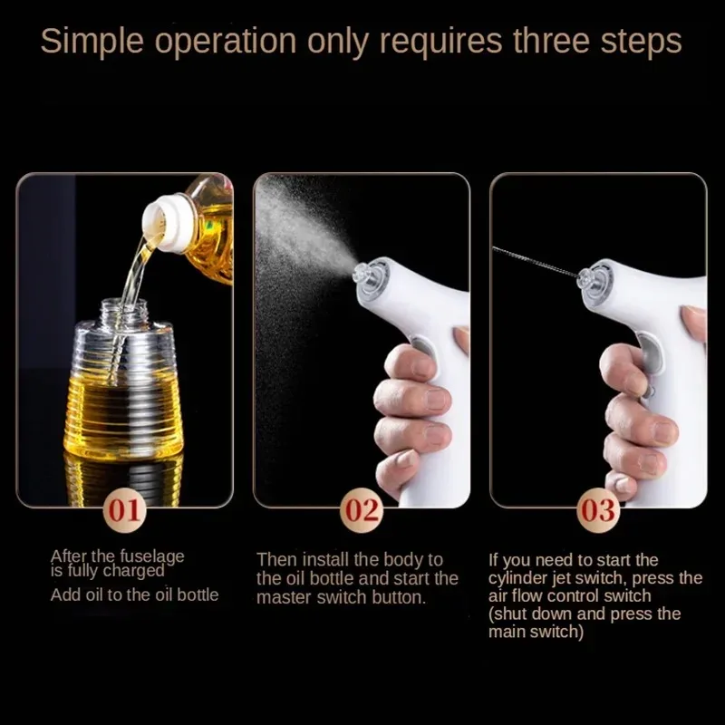 Electric Olive Oil Spray Bottl - Commercial Kitchen Sprayer recension och pris