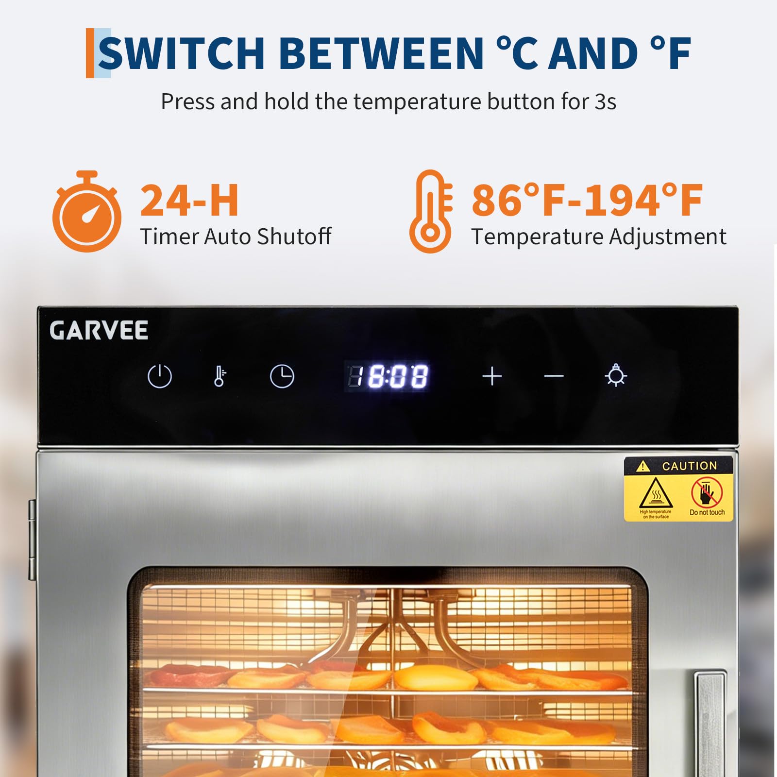 Stainless Steel Digital Food D - Commercial Food Dehydrator recension och pris