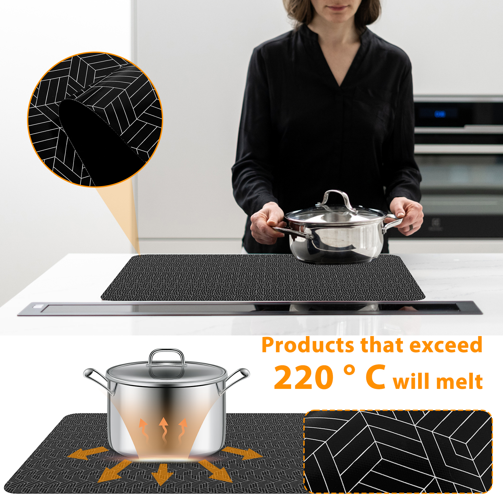 Induction Cooktop Mat Silicone - Commercial Kitchen Induction recension och pris