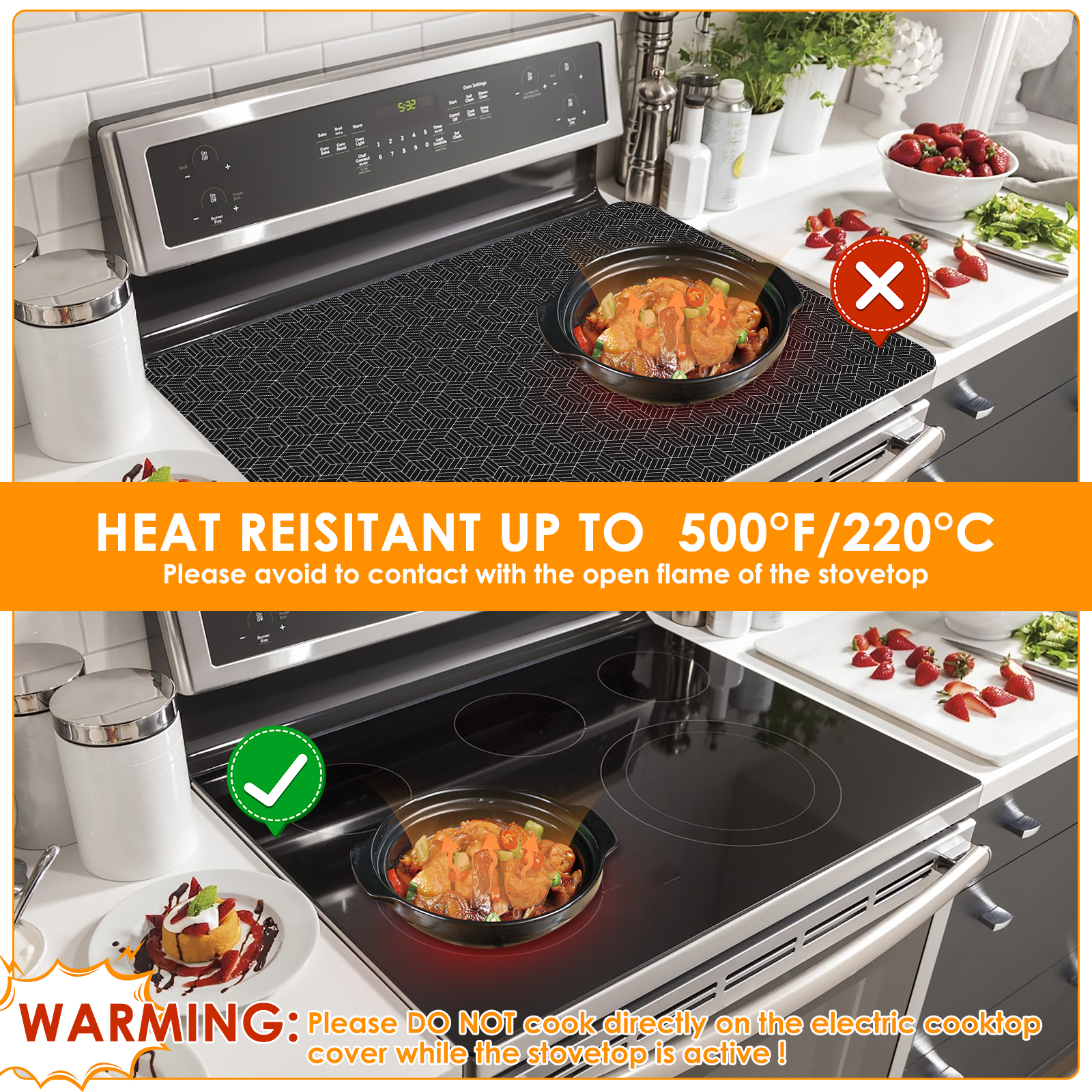 Induction Cooktop Mat Silicone - Commercial Kitchen Induction recension och pris