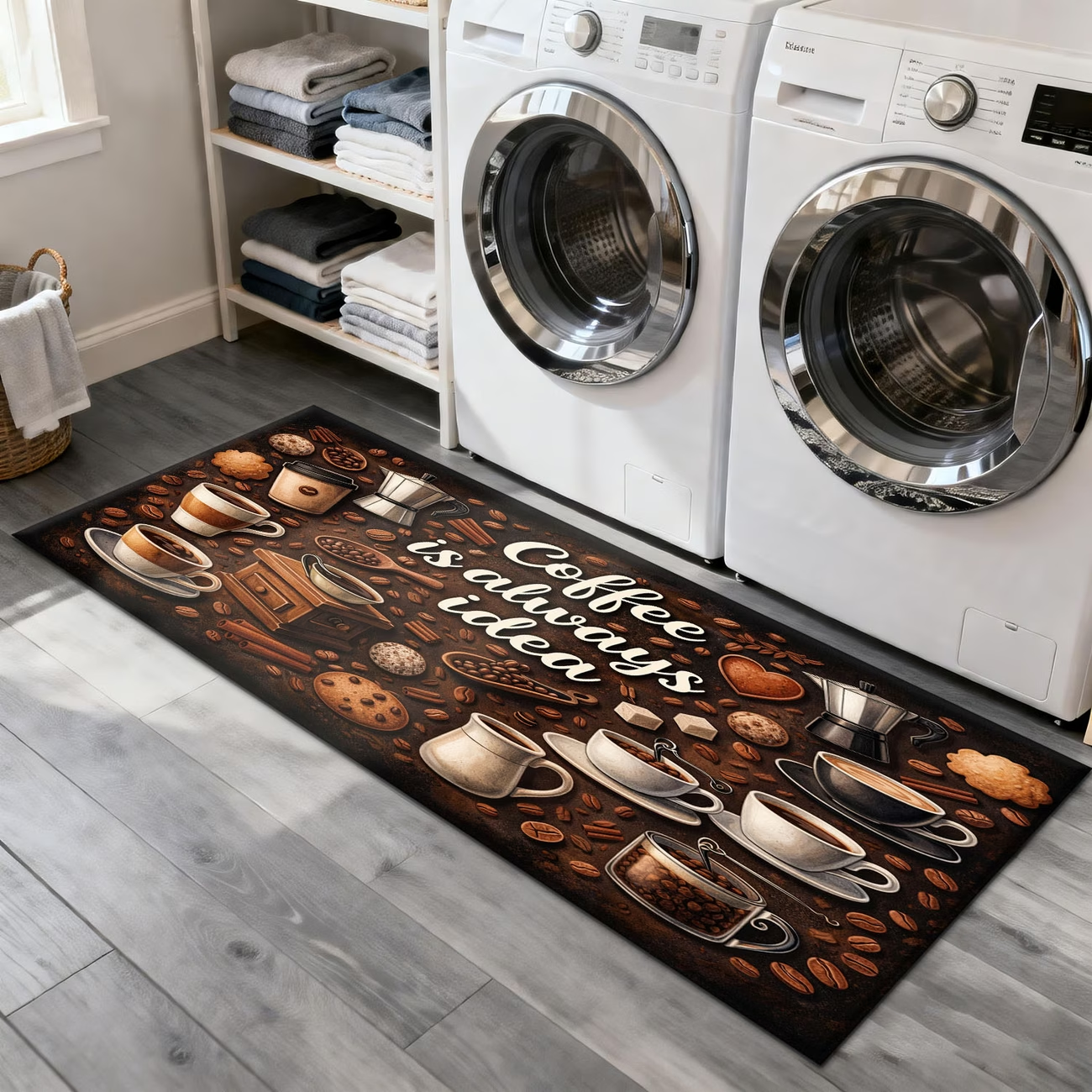 Coffee Themed Kitchen Runner R - Commercial Kitchen Quotes recension och pris