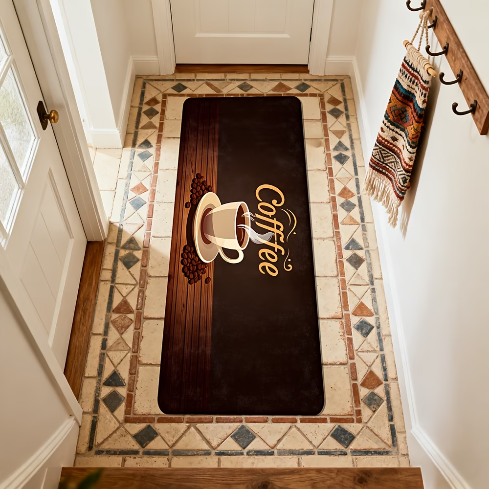 Coffee Themed Kitchen Runner R - Commercial Kitchen Quotes recension och pris