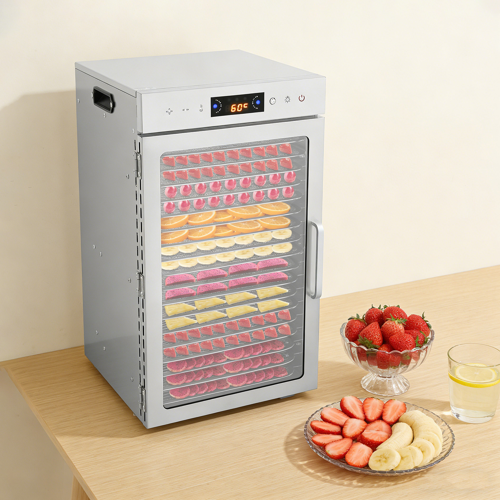 18 Trays Food Dehydrator 304 2 - Commercial Food Dehydrator recension och pris