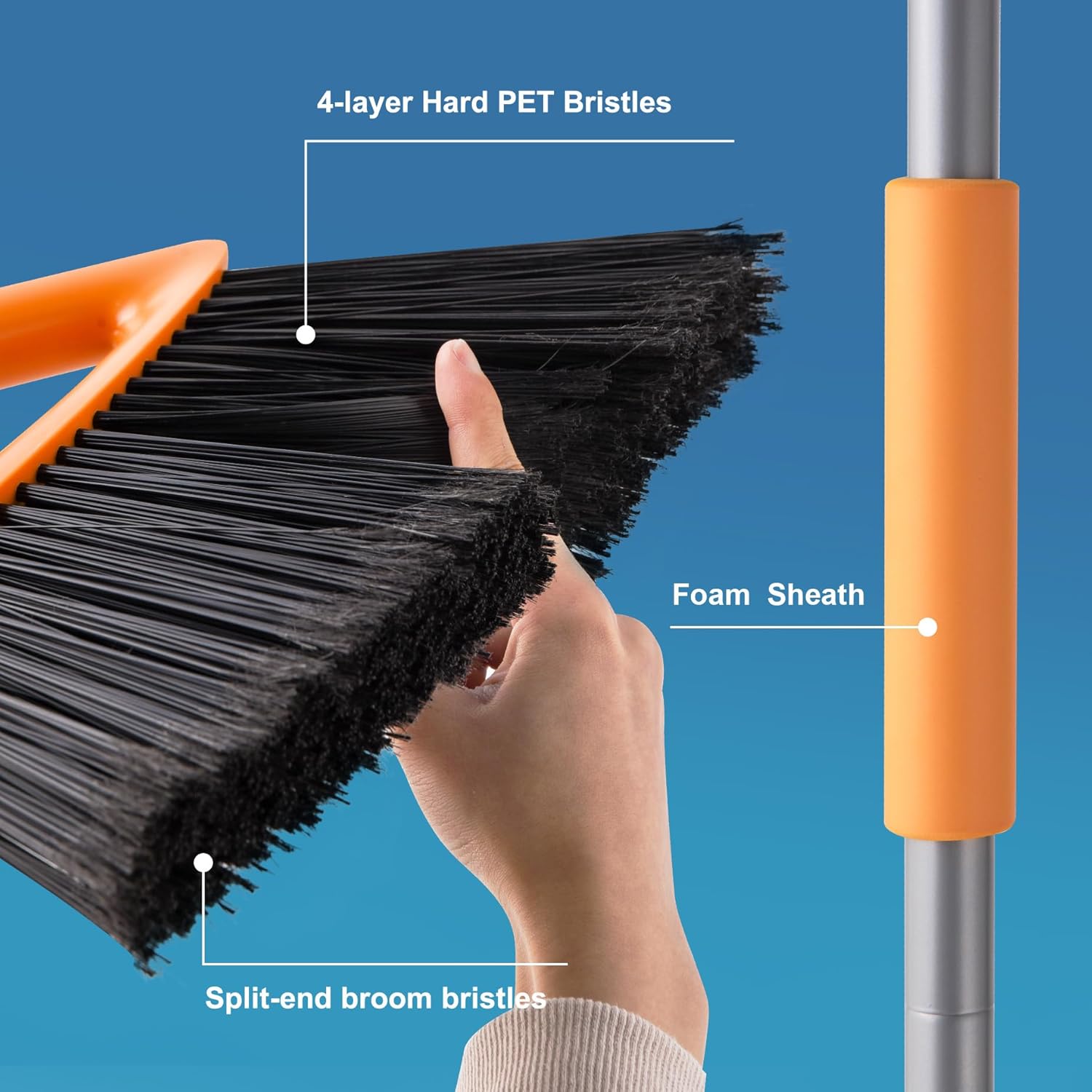 CLEANHOME Outdoor Brooms for S - Commercial Kitchen Broom recension och pris