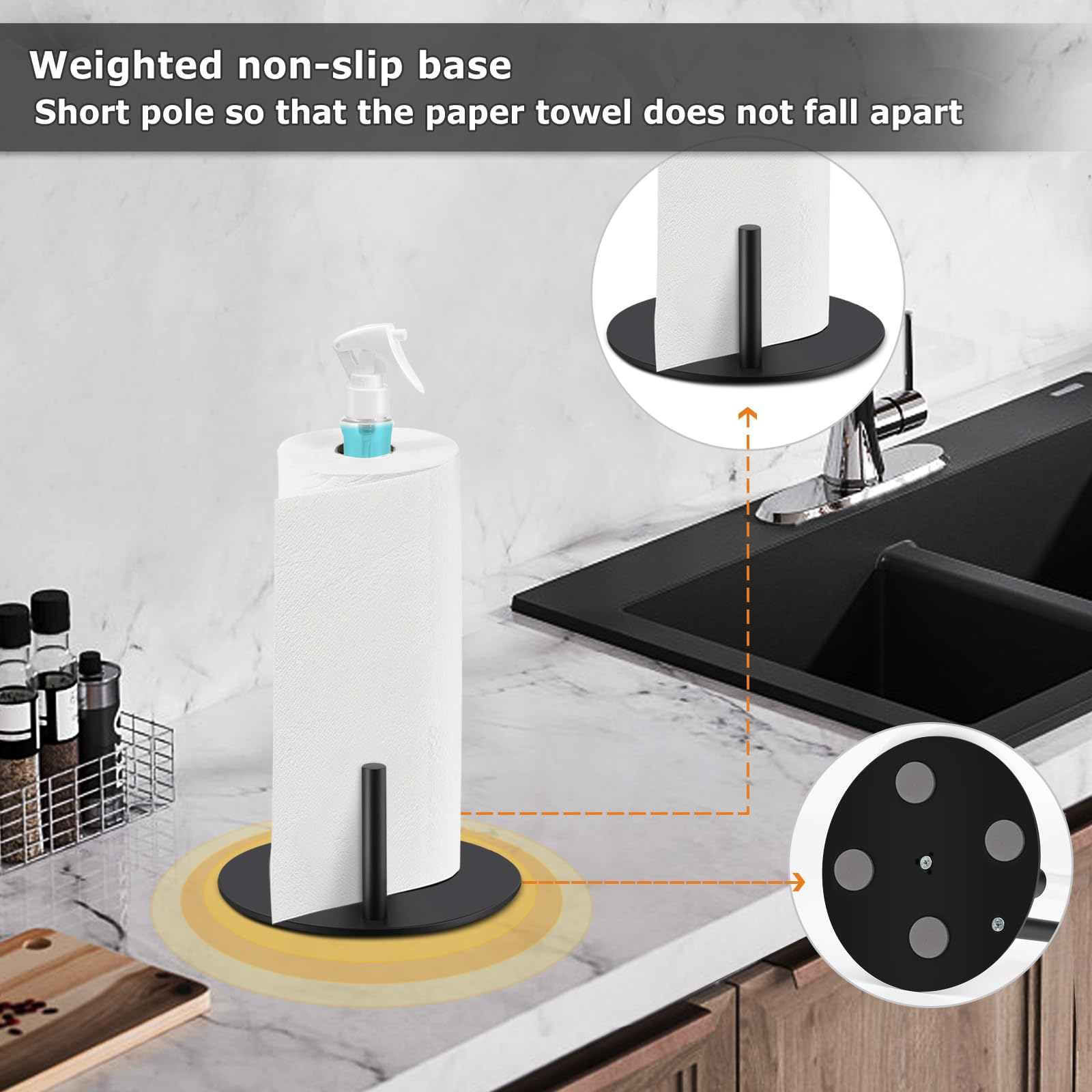 Paper Towel Holder with Spray  - Commercial Kitchen Sprayer recension och pris
