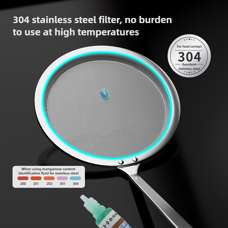 1 Pack Skimmer Spoon 304 Stain - Commercial Kitchen Oil Filter recension och pris