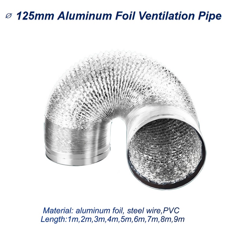∅125mm Aluminum Foil Ventilati - Commercial Kitchen Ventilation recension och pris