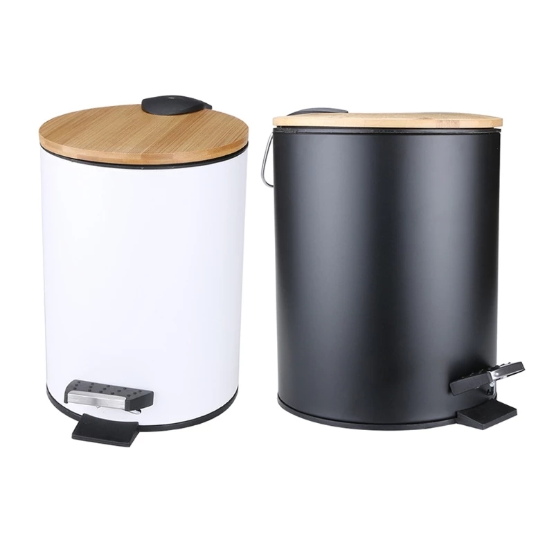 3/5L Wooden Flip Step Trash Ca - Commercial Kitchen Trash Can recension och pris