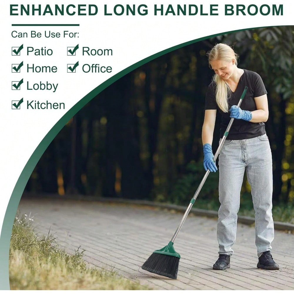 Long Handle Commercial Broom F - Commercial Kitchen Broom recension och pris