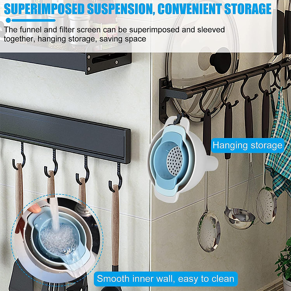 4 in 1 Kitchen Funnels for Fil - Commercial Kitchen Oil Filter recension och pris