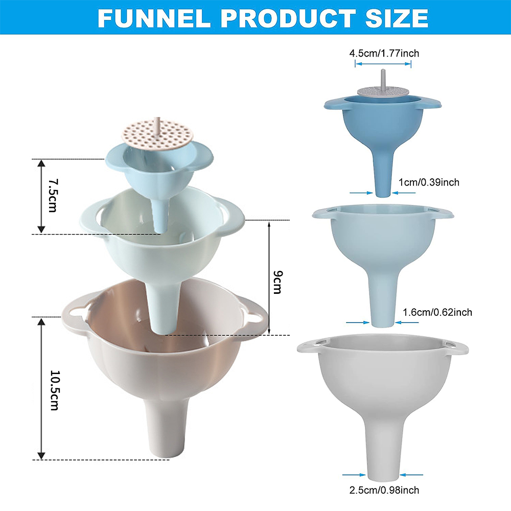 4 in 1 Kitchen Funnels for Fil - Commercial Kitchen Oil Filter recension och pris