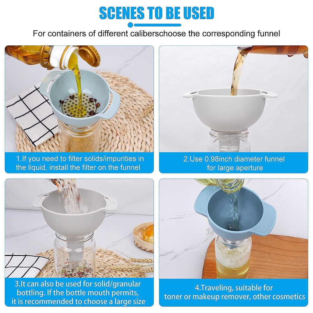 4 in 1 Kitchen Funnels for Fil - Commercial Kitchen Oil Filter recension och pris