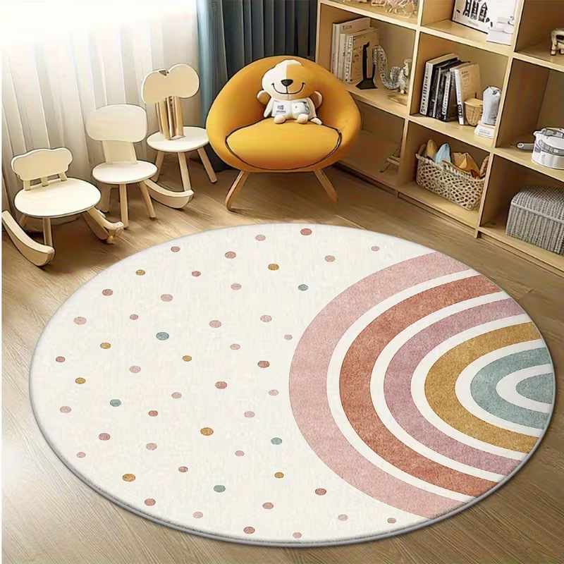 Beautifully Round Casual Rug W - Commercial Dishwasher Table recension och pris