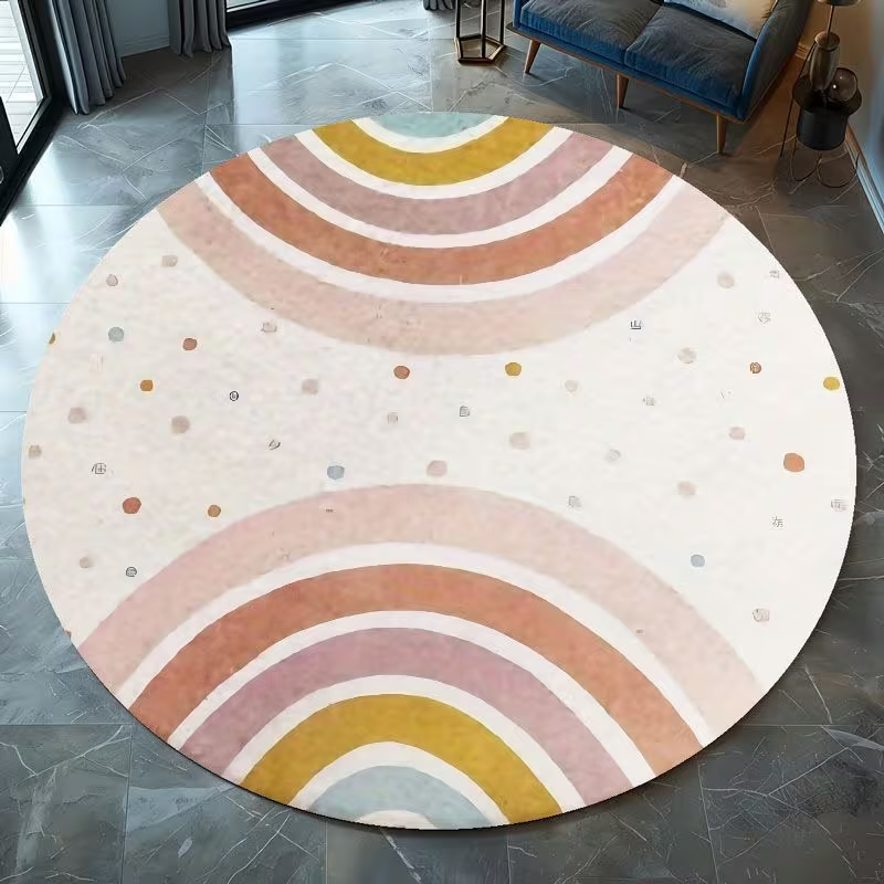 Beautifully Round Casual Rug W - Commercial Dishwasher Table recension och pris